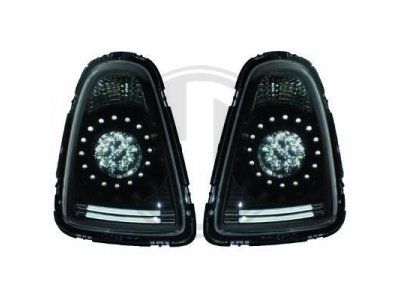 Задние диодные фонари LED Black Var2 на MINI Cooper / One