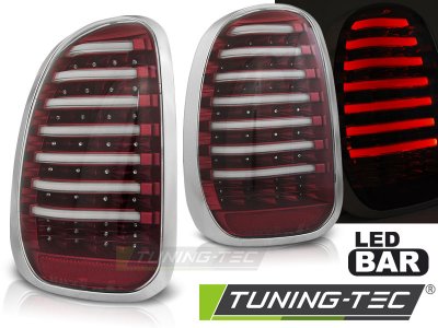 Задние фонари LedBar Red Crystal от Tuning-Tec на MINI Countryman R60