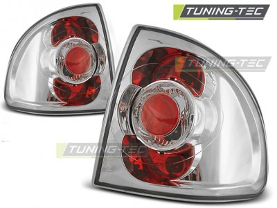 Задние фонари Chrome от Tuning-Tec на Opel Astra F Limousine / Cabrio