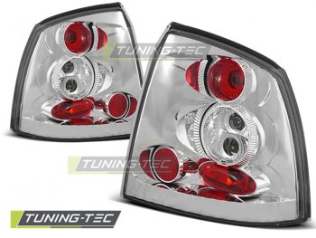 Задние тюнинговые фонари Chrome Var2 от Tuning-Tec на Opel Astra G 3D / 5D