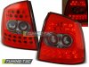 Задние фонари LED Red Crystal от Tuning-Tec на Opel Astra G 3D / 5D