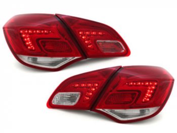 Задние фонари LED Red Crystal на Opel Astra J
