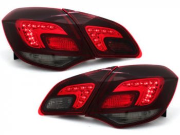 Задние фонари LED Red Smoke на Opel Astra J