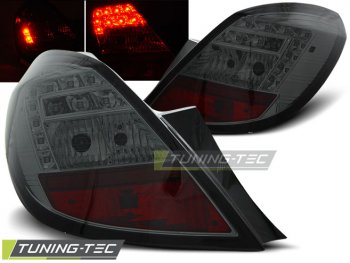 Задняя альтернативная оптика LED Smoke от Tuning-Tec на Opel Corsa D 5D
