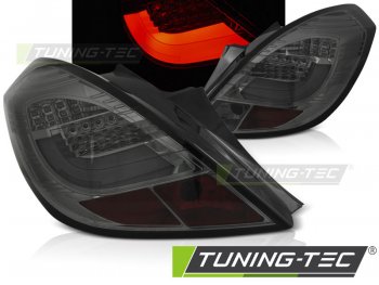 Задние фонари LEDBar Smoke от Tuning-Tec на Opel Corsa D 3D