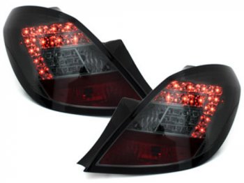 Задние светодиодные фонари LED Smoke на Opel Corsa D 5D