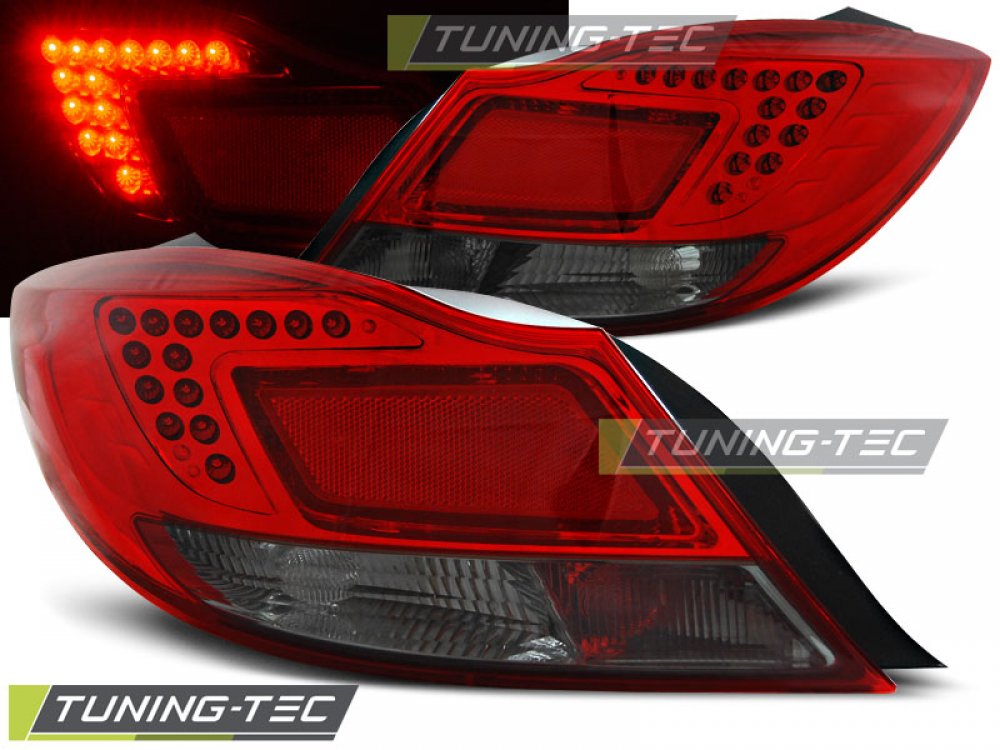 Задние фонари LED Red Smoke от Tuning-Tec на Opel Insignia