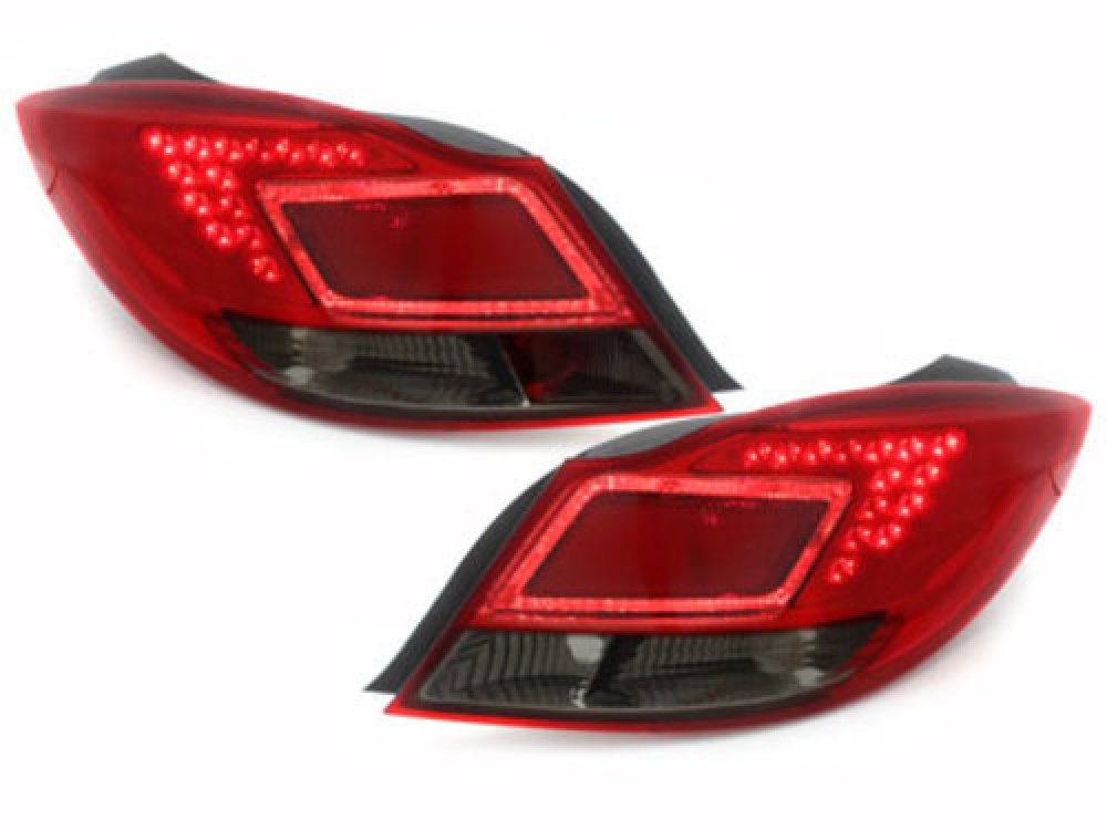 Задние фонари LED Red Smoke на Opel Insignia