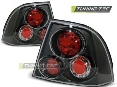 Задние тюнинговые фонари Black V3 от Tuning-Tec на Opel Vectra B