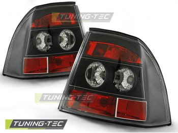 Задняя альтернативная оптика Black Var2 от Tuning-Tec на Opel Vectra B