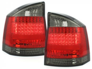 Задние тюнинговые фонари LED Red Smoke на Opel Vectra C