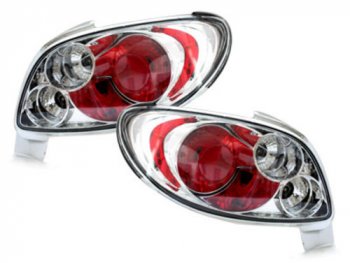 Задняя альтернативная оптика Crystal на Peugeot 206 CC