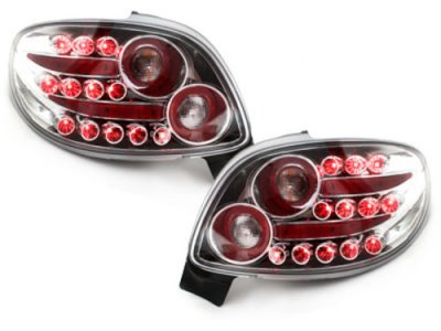 Задние фонари LED Chrome на Peugeot 206 CC