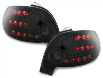 Задние фонари LED Black Smoke на Peugeot 206