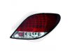 Задние фонари LED Red Crystal от HD на Peugeot 207