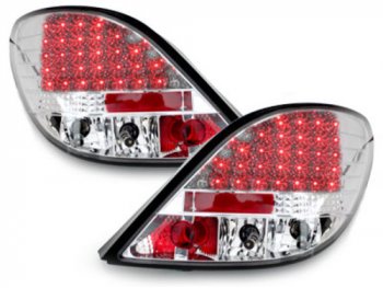 Задние фонари LED Crystal на Peugeot 207