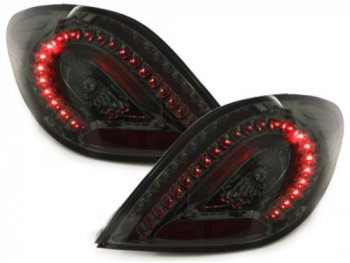Задние фонари LED Smoke на Peugeot 207