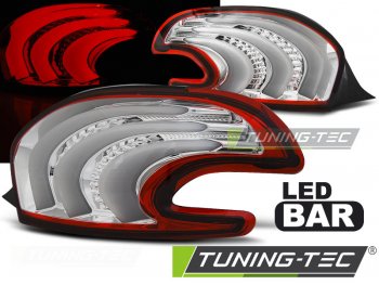 Задние фонари LED Red Crystal на Peugeot 208