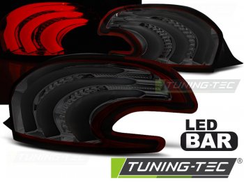 Задние фонари LED Red Smoke на Peugeot 208