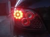 Задние фонари LED Black на Peugeot 307