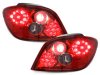 Задние фонари LED Red Crystal на Peugeot 307