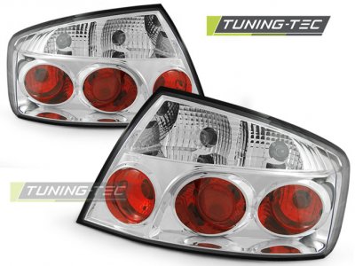Задние фонари Chrome от Tuning-Tec на Peugeot 407 Limousine