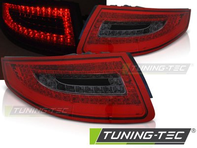 Задние фонари LED Red Smoke от Tuning-Tec на Porsche 911 / 997