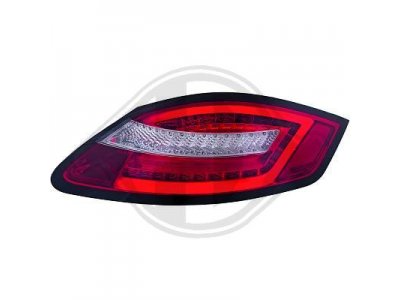 Задние фонари Neon LED Red Crystal на Porsche Boxster 987 / Cayman