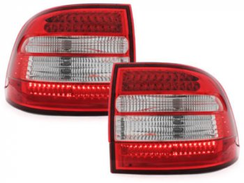 Задние фонари LED Red Crystal на Porsche Cayenne I