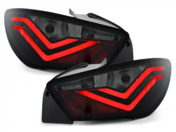 Задние фонари Neon LED Black Smoke на Seat Ibiza 6J