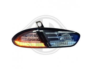 Задние фонари LED Black Smoke от HD на Seat Leon 1P1