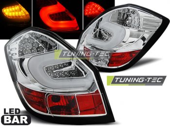 Задние фонари LedBar Chrome на Skoda Fabia II