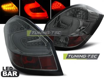 Задние фонари LedBar Smoke на Skoda Fabia II