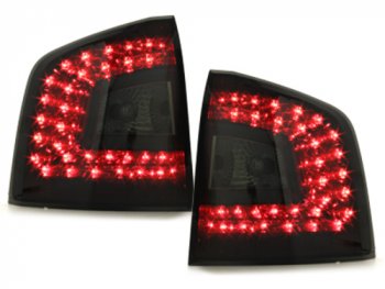 Задние фонари Litec LED Red Smoke на Skoda Octavia II 1Z Combi