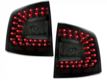 Задние фонари Litec LED Black Smoke на Skoda Octavia II 1Z Combi RS / Scout