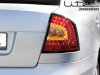 Задние фонари Litec LED Red Crystal на Skoda Octavia II 1Z Limousine