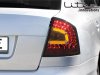 Задние фонари Litec LED Red Smoke на Skoda Octavia II 1Z Limousine
