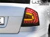 Задние фонари Litec LED Black Smoke на Skoda Octavia II 1Z Limousine RS