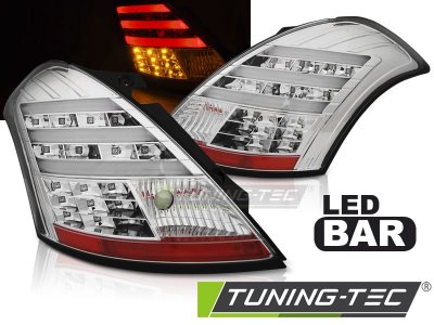 Задние фонари Full LED Chrome от Tuning-Tec на Suzuki Swift III