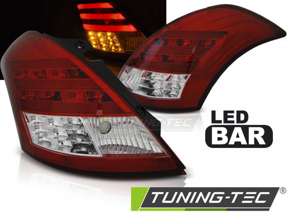Задние фонари Full LED Red Сrystal от Tuning-Tec на Suzuki Swift III