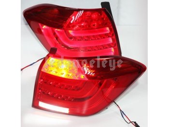 Задние фонари Neon Tube Red Crystal на Toyota Highlander II