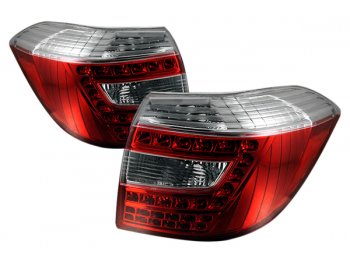 Задние фонари LED Red Crystal на Toyota Highlander II