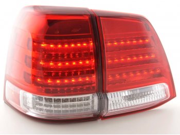 Задние фонари Full LED Red Crystal на Toyota Land Cruiser 200