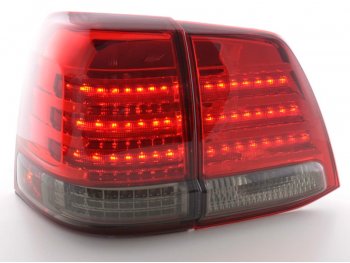 Задние фонари Full LED Red Smoke на Toyota Land Cruiser 200