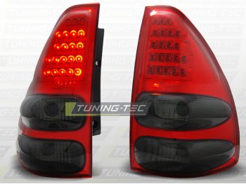 Задние фонари LED Red Smoke на Toyota Land Cruiser Prado 120
