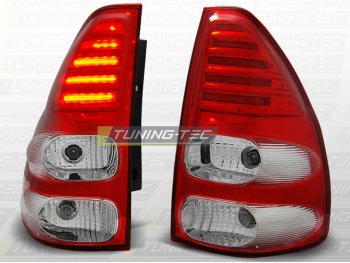 Задние фонари F-Style Red Crystal на Toyota Land Cruiser Prado 120