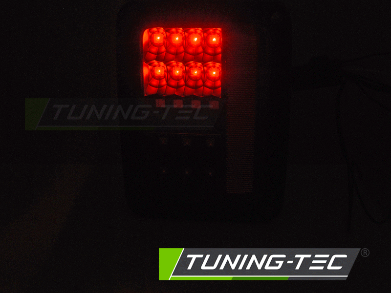 Задние диодные фонари чёрные от Tuning-Tec для Jeep Wrangler JK