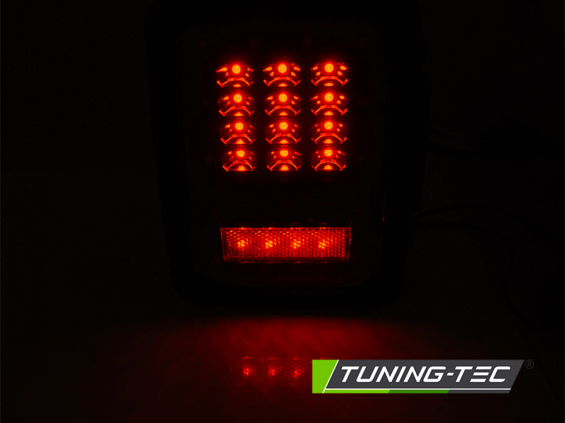 Задние светодиодные фонари чёрные от Tuning-Tec для Jeep Wrangler JK