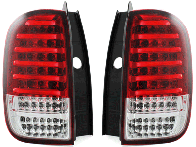 Задние фонари CarDNA LED Red Crystal на Renault Duster